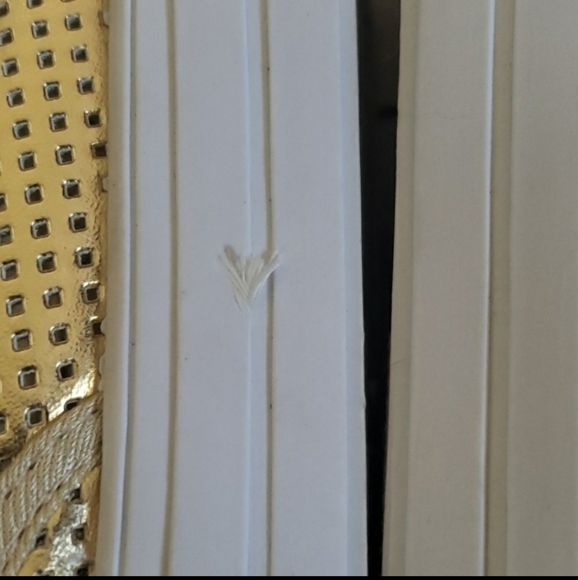 Qupid Reba gold perforated slip on sneakers - Picture 8 of 9